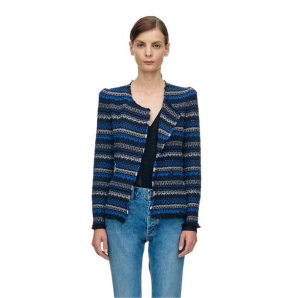 Rebecca Taylor Variegated Tweed Jacket